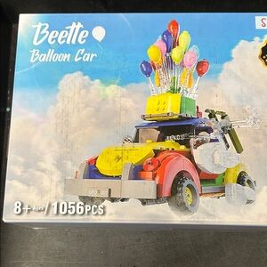 Beetle Balloon Car Building Set - Multicolor